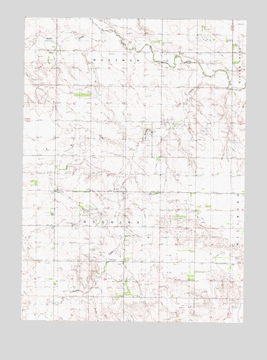 Keyapaha SE, SD USGS Topographic Map