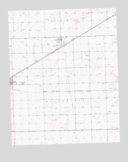 Keyes East, OK USGS Topographic Map