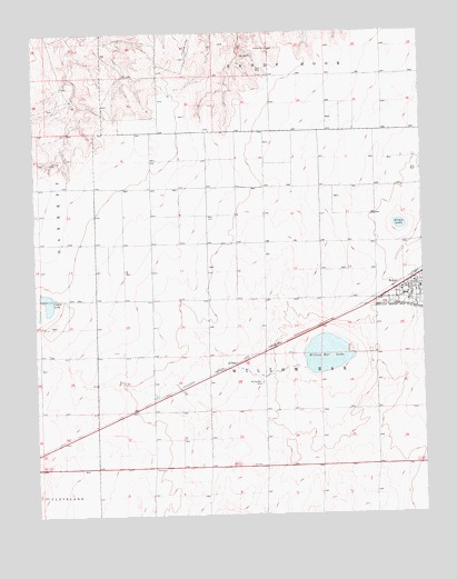 Keyes West, OK USGS Topographic Map
