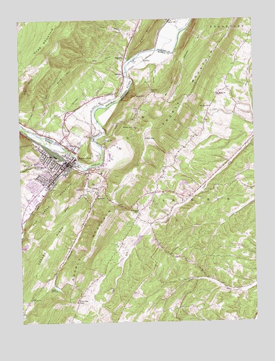 Keyser, WV USGS Topographic Map