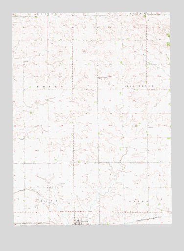 Keystone North, IA USGS Topographic Map