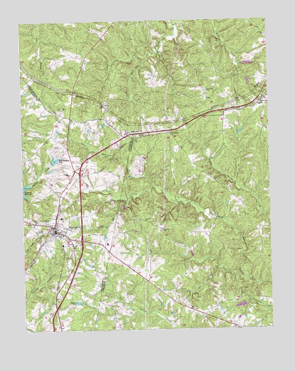 Keysville, VA USGS Topographic Map
