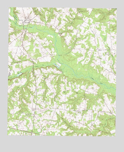 Keysville, GA USGS Topographic Map