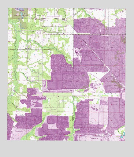 Keysville, FL USGS Topographic Map