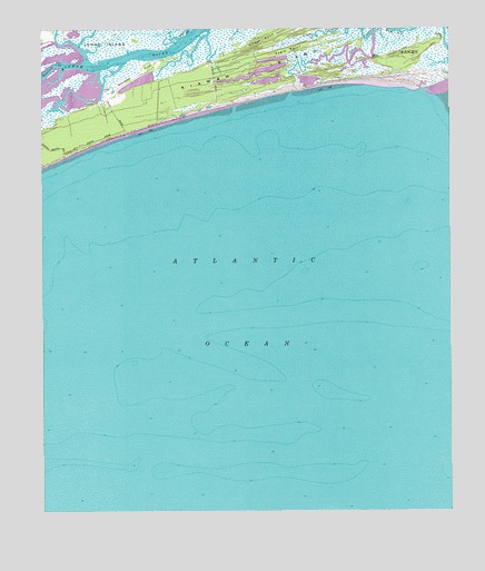 Kiawah Island, SC USGS Topographic Map