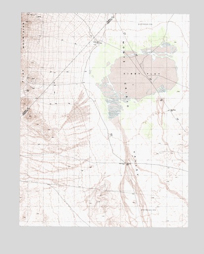 Kibby Flat, NV USGS Topographic Map