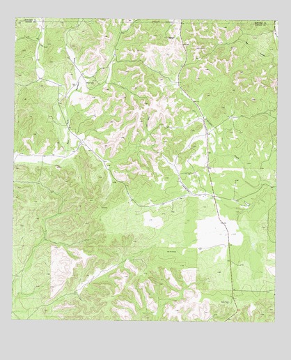 Kickapoo Caverns, TX USGS Topographic Map
