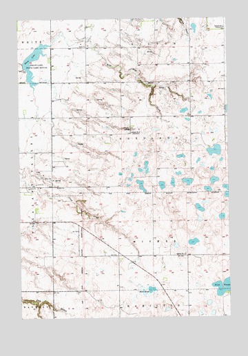 Kidder SE, SD USGS Topographic Map
