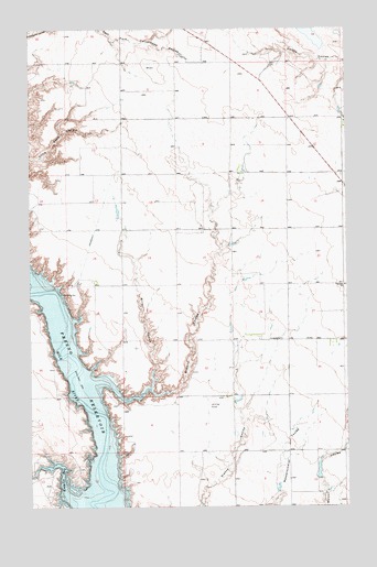 Kiehns Coulee, MT USGS Topographic Map