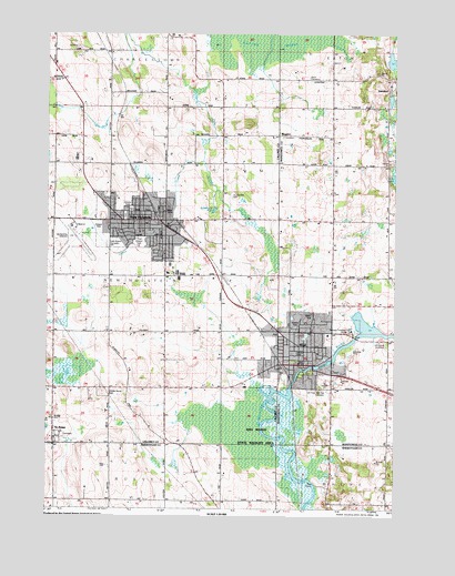 Kiel, WI USGS Topographic Map