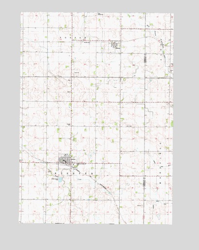 Kiester, MN USGS Topographic Map