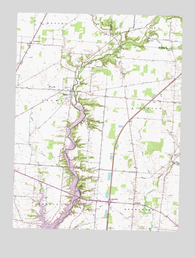 Kilbourne, OH USGS Topographic Map