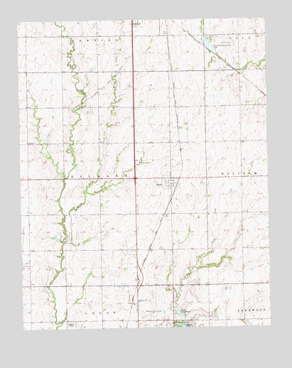 Kildare, OK USGS Topographic Map