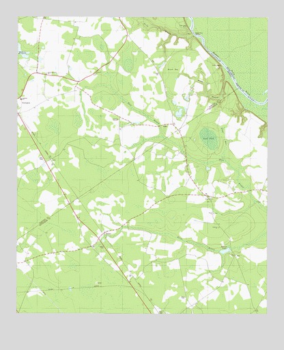 Kildare, GA USGS Topographic Map