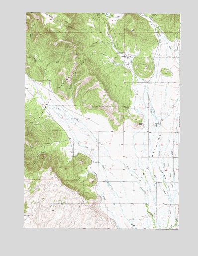 Kilgore, ID USGS Topographic Map