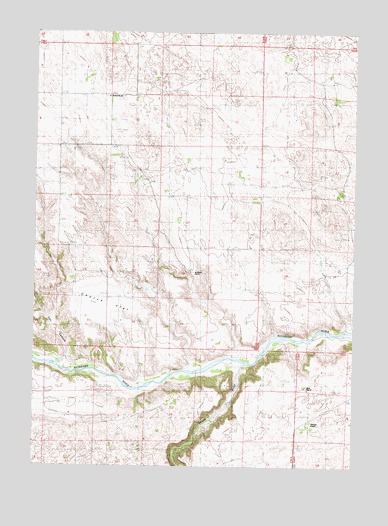 Kilgore SE, NE USGS Topographic Map