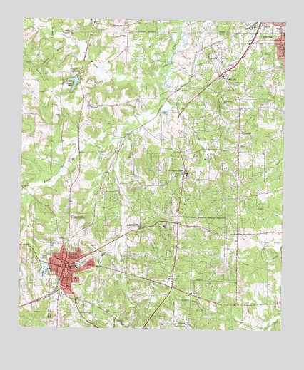 Kilgore SW, TX USGS Topographic Map