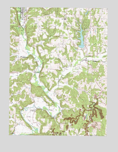 Killbuck, OH USGS Topographic Map