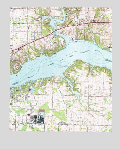 Killen, AL USGS Topographic Map