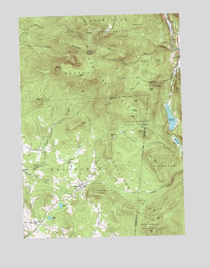 Killington Peak, VT USGS Topographic Map