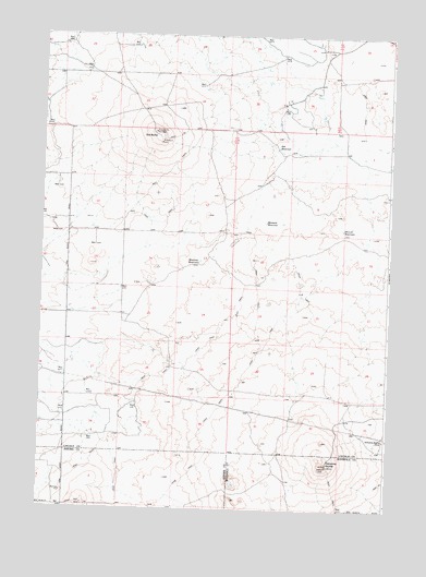 Kimama Butte, ID USGS Topographic Map