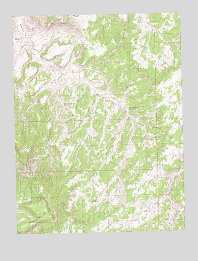 Banta Ridge, CO USGS Topographic Map