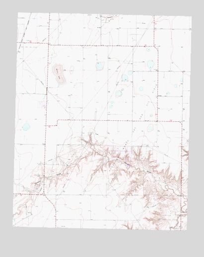 Kimball, TX USGS Topographic Map
