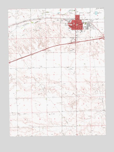 Kimball, NE USGS Topographic Map