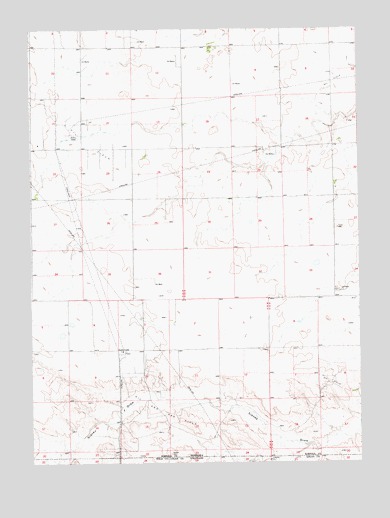Kimball SE, NE USGS Topographic Map