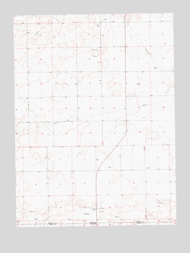 Kimball SW, NE USGS Topographic Map