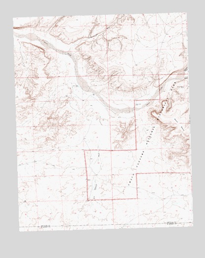 Kin Klizhin Ruins, NM USGS Topographic Map