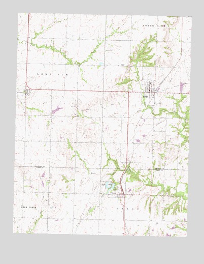 Kincaid, KS USGS Topographic Map