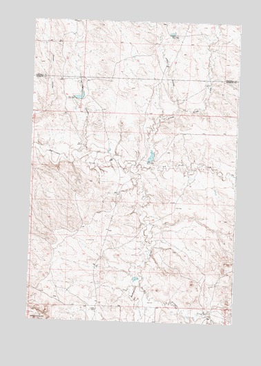 Kincheloe Ranch, MT USGS Topographic Map
