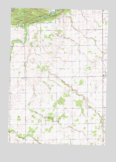Kinde West, MI USGS Topographic Map