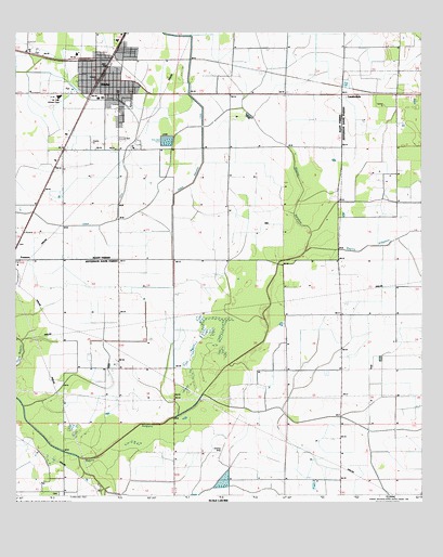 Kinder, LA USGS Topographic Map