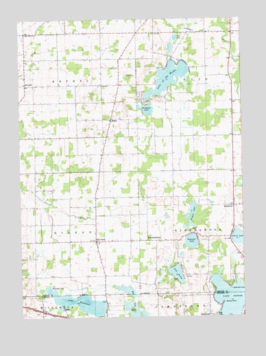 Kinderhook, MI USGS Topographic Map