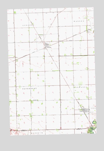 Kindred, ND USGS Topographic Map