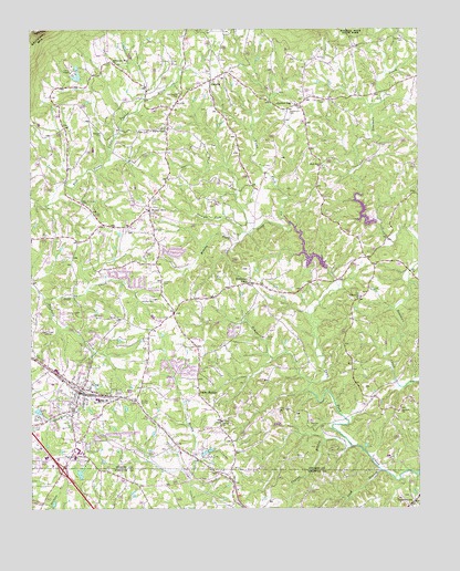 King, NC USGS Topographic Map