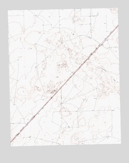 King, TX USGS Topographic Map