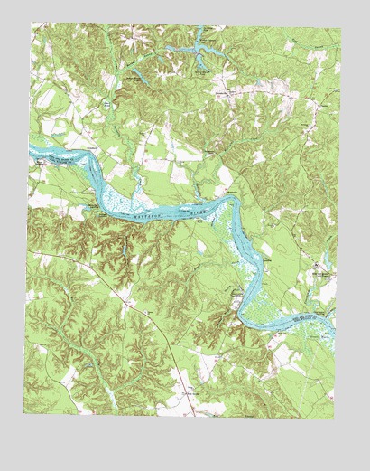 King And Queen Court House, VA USGS Topographic Map