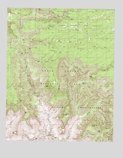 King Arthur Castle, AZ USGS Topographic Map