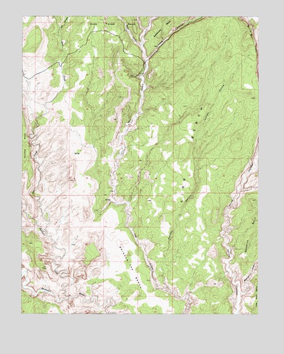 King Bench, UT USGS Topographic Map