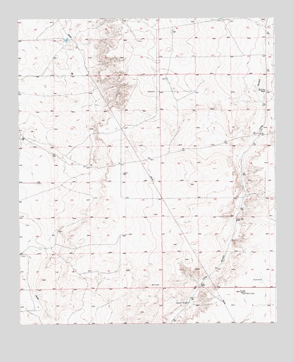 Bar C Bar Ranch, NM USGS Topographic Map