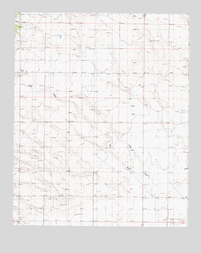 King Draw, NM USGS Topographic Map