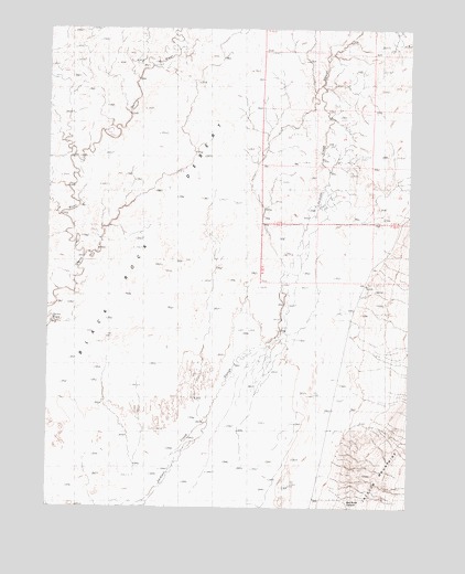 King Lear Peak NW, NV USGS Topographic Map