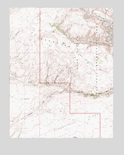 King Mesa, UT USGS Topographic Map