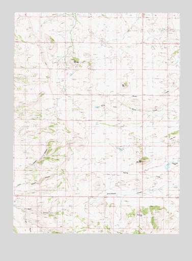 King Mountain, WY USGS Topographic Map