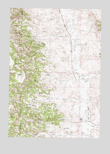 King Mountain, MT USGS Topographic Map