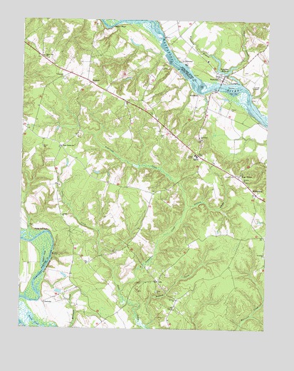 King William, VA USGS Topographic Map