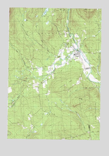 Kingfield, ME USGS Topographic Map